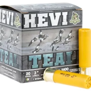HEVI-SHOT HEVI-TEAL 20GA 3IN 7/8OZ #6 25 RD/BX 10 BX/CS