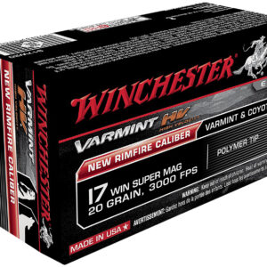 Winchester Ammo S17W20 Varmint HV  17WSM 20gr Polymer Tip 50 Per Box/10 Case