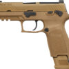 SIG M18 COMMERCIAL 9MM 3.9" - SIGLITE (3)10RD MAN SAF COYOTE