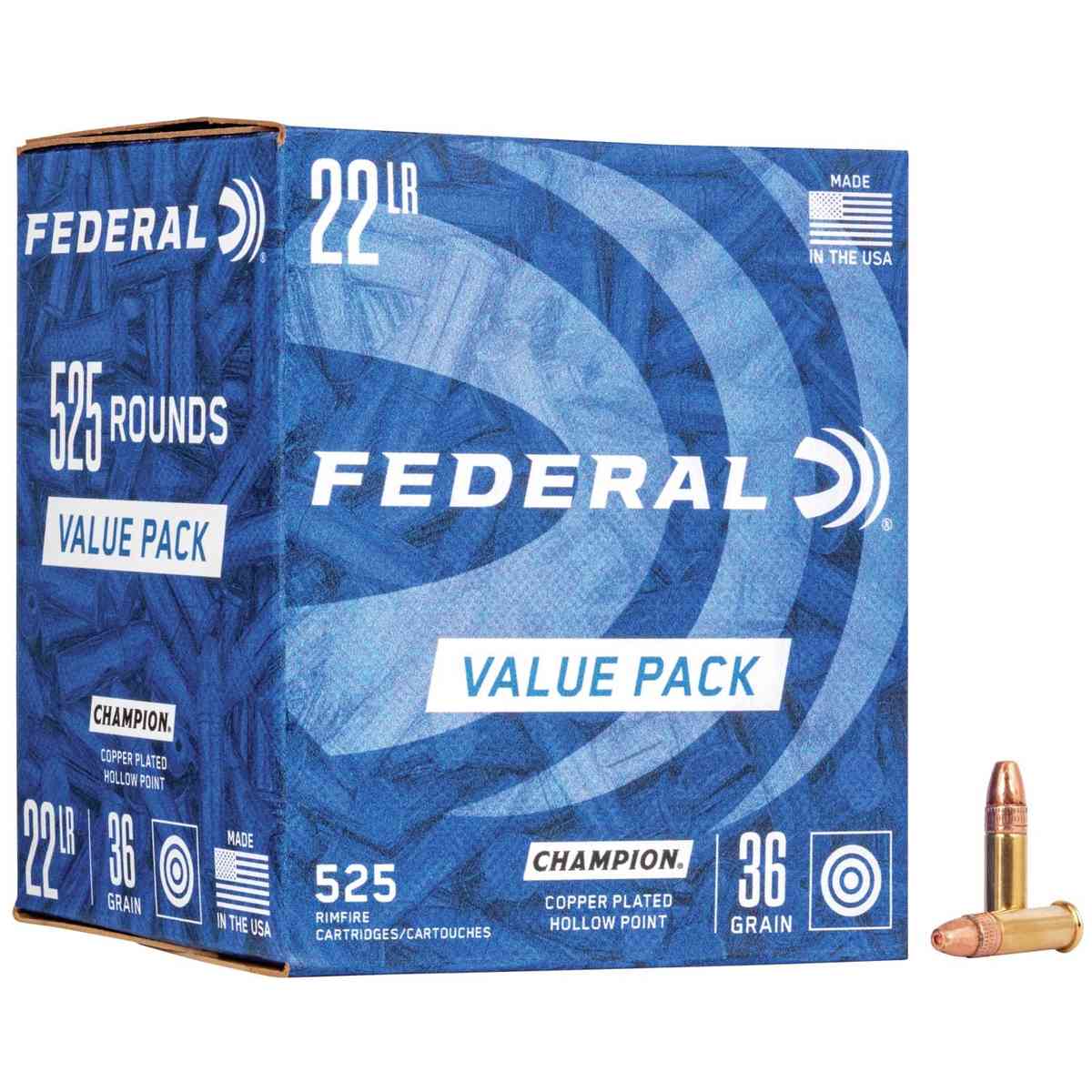 Federal Ammunition .22 LR – 525rd