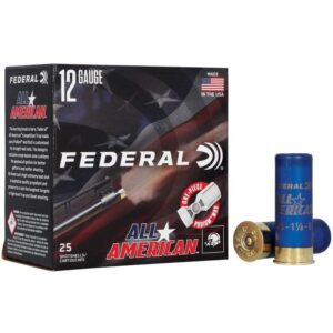 Federal All American Shotshells 12ga 2-3/4" 1-1/8oz 1145 fps #8 25/ct