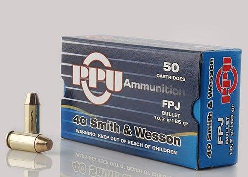 PTR .40 S&W Handgun Ammunition 165GR
