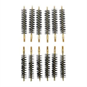 HEAVY WEIGHT NYLON RIFLE BRUSH 50 CALIBER 12 PACK