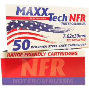 MAXXTech 7.62x39mm 123gr FMJ – 50 Rounds