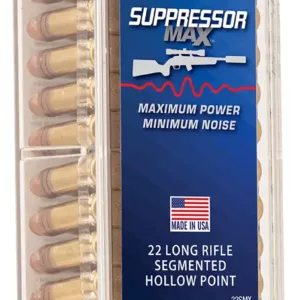 CCI .22 LR 45gr Suppressor Max Seg HP – 100 Rounds - FAST SHIPPING-NO CREDIT CARD FEES