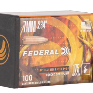 Federal FB284F4 Fusion Component 7mm.284 175 gr Fusion Soft Point 100 Per Box/ 4 Case - FAST SHIPPING-NO CREDIT CARD FEES
