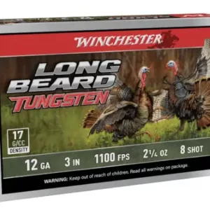 WINCHESTER 12 GA 3" #8 LONG BEARD TS17 2-1/4 OZ 5RD/BX 10BX/CS