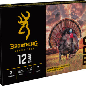 Browning Ammo B193921237 TSS Tungsten Turkey 12Gauge 3" 1 3/4oz Tungsten 7Shot 5 Per Box/10 Case - FAST SHIPPING-NO CREDIT CARD FEES