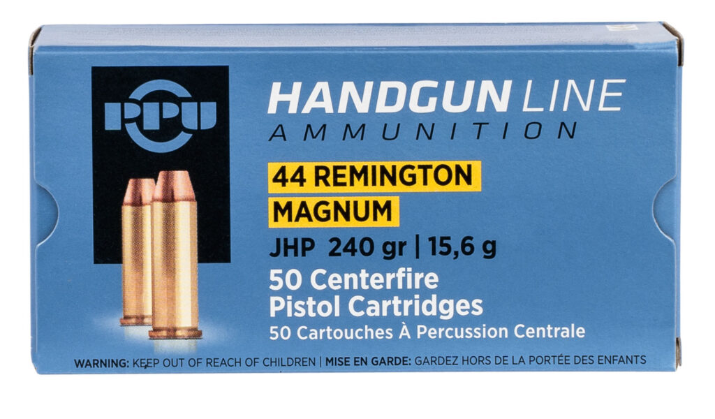 PPU .44 Mag 240 gr HP 1541 fps 50/ct