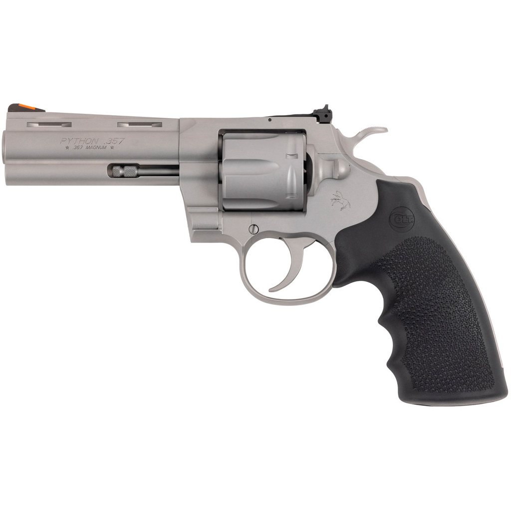 CLT PYTHON 357MAG 4.25 SS HOGUE GRIP 6RD