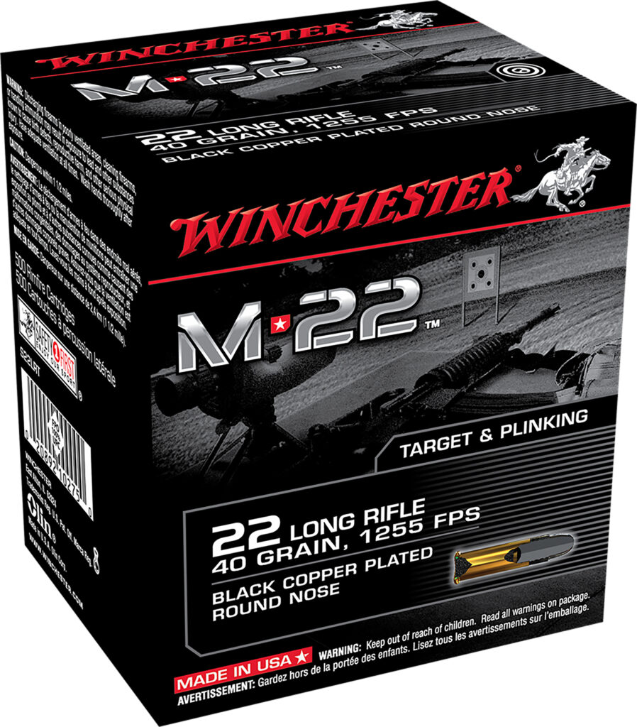 Winchester .22 LR 40gr LRN - 1000 Rounds