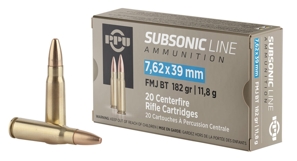 PPU PPS76239 7.62x39mm 182gr FMJBT - 20 Rounds