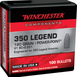 Winchester Ammo WB350P180X Centerfire Rifle 350Legend 180gr Power Point 100 Per Box/10 Case - FAST SHIPPING-NO CREDIT CARD FEES