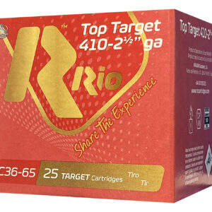 Rio Ammunition Top Target 410 Gauge 2-1/2" #7.5 Shot 1/2 oz - 25 Rounds (10 Boxes per Case)