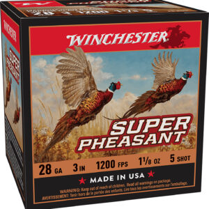 Winchester Ammo Super Pheasant 28 Gauge 3" #5 Shot 1-1/8 oz – 25 Rounds (10 Boxes per Case)