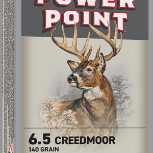 Winchester Ammo Power-Point 6.5 Creedmoor 140gr SP – 20 Rounds