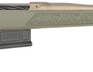 Christensen Arms 8011505500 Evoke Hunter 25 Creedmoor 4+1 22" Smoked Bronze Cerakote Threaded Barrel, Smoked Bronze Cerakote Drilled & Tapped Receiver, OD Green Fixed Synthetic Stock