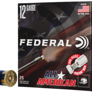 Federal Ammunition All-American 12 Gauge 2-3/4" #8 Shot 1-1/8 oz - 25 Rounds (10 Boxes per Case)