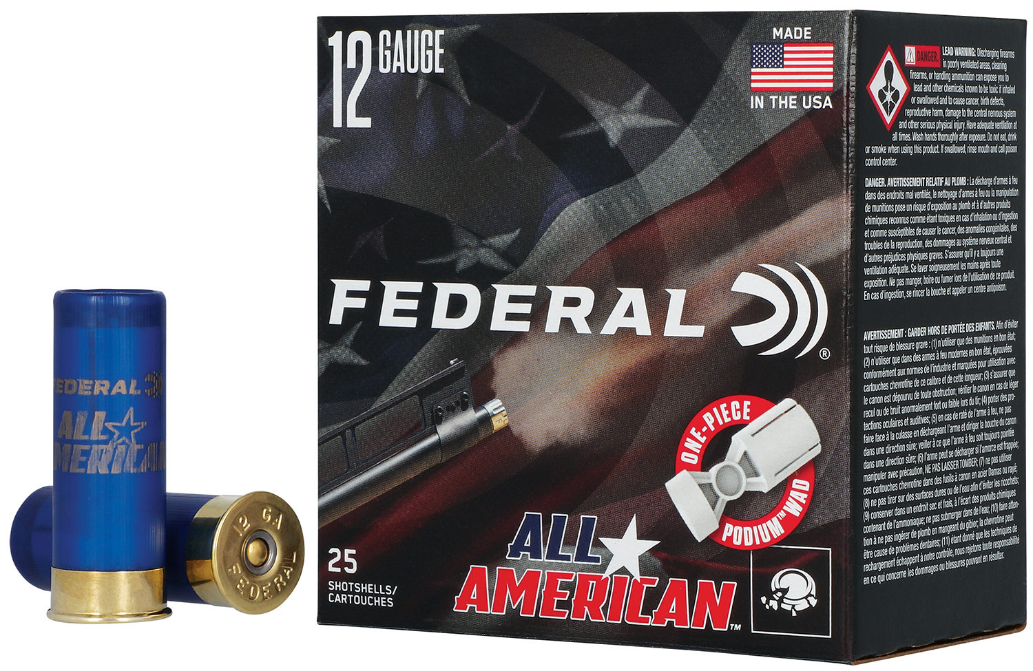 Federal Ammunition 12 Gauge – 25rd