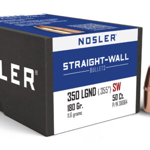 Nosler 38064 Straight Wall 350Legend 180gr Power Point 50CT