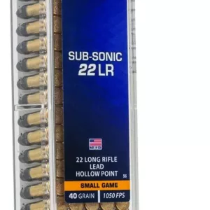 CCI .22 LR Sub-Sonic 40gr HP – 100 Rounds - FAST SHIPPING-NO CREDIT CARD FEES