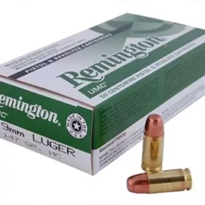 Remington 9mm Handgun Ammunition 147GR FMJ 50 Rounds