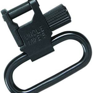 Uncle Mike's 14033 Super Swivel  Quick Detach Tri-Lock Blued 1.25" Loop for Rifles or Shotguns w/QD Bases