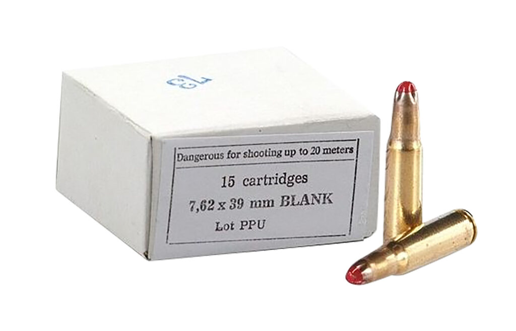 PPU PPB739 Blank Ammo 7.62x39mm - 15 Rounds