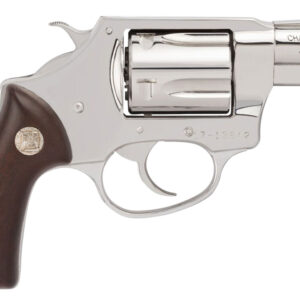 Charter Arms 73829 Undercover Small 38 Special, 5 Shot 2" High Polished Stainless Steel Barrel, Cylinder & Frame w/Wood Grip, Exposed Hammer
