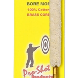 Pro-Shot MP3035 Bore Mop  .30 - .35 Cal Rifle #8-32 Thread Cotton 1.75" Long