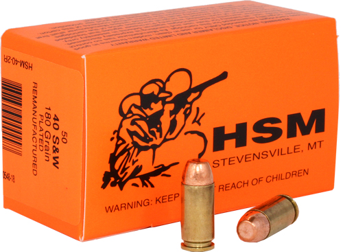 HSM .40 S&W 180gr – 50rd
