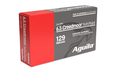 AGUILA AMMUNITION 6.5 Creedmoor 129gr SP – 20rd
