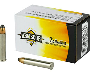 ARMSCOR.22 WMR 40gr JHP - 50 Rounds - FAST SHIPPING-NO CREDIT CARD FEES