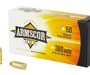 Armscor/Rock Island Armory.380 ACP Handgun Ammunition 95GR FMJ - FAST SHIPPING-NO CREDIT CARD FEES