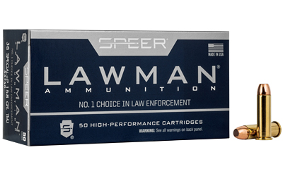 Speer Lawman 38SPL P 158 Grain TMJ 50rds