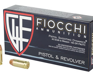 Fiocchi.40 S&W Handgun Ammunition 165GR FMJ - FAST SHIPPING-NO CREDIT CARD FEES