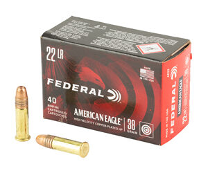 Federal American Eagle .22 LR 40gr HP – 40 Rounds