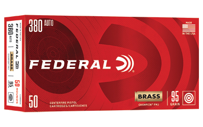 Federal Ammunition .380 ACP 95GR FMJ