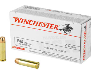 Winchester .38 Special Handgun Ammunition 130GR FMJ