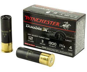 Winchester Double X High Velocity Turkey 12 Gauge 3" #4 Shot 1-1/4 oz - 10 Rounds - FAST SHIPPING-NO CREDIT CARD FEES
