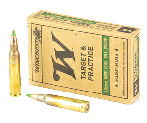 Winchester 556 M855 5.56 NATO 62gr FMJ - 20 Rounds