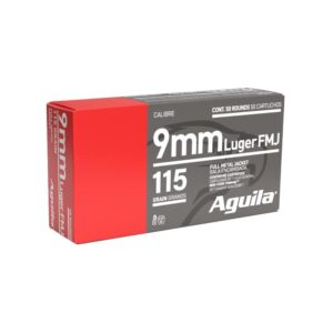 AGUILA AMMUNITION 9mm Handgun Ammunition 115GR FMJ
