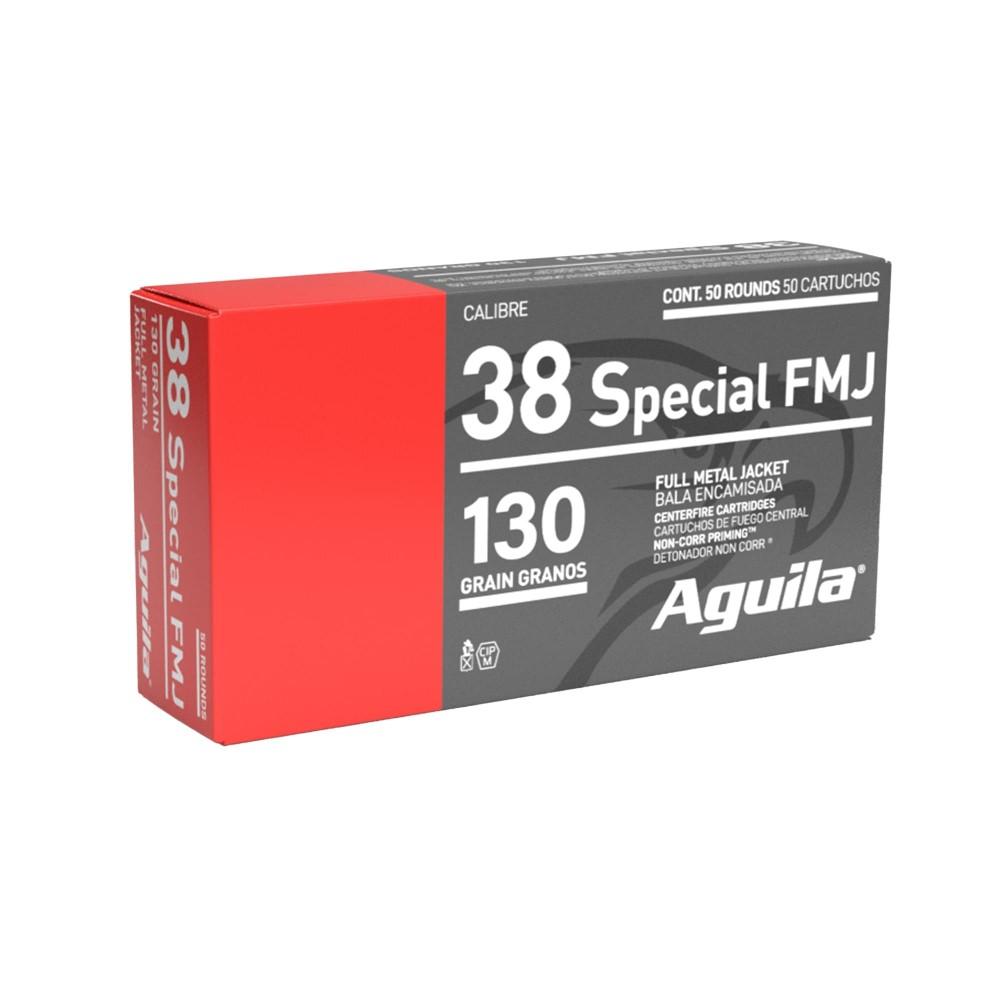 AGUILA AMMUNITION .38 Special Handgun Ammunition 130GR FMJ