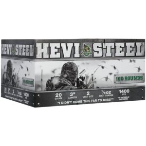 HEVI-Shot HEVI-Steel 20 Gauge 3" #2 Shot 7/8 oz – 25 Rounds