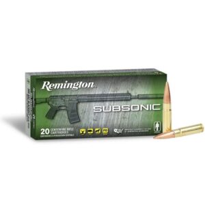 Remington Subsonic Rifle Ammunition.300 AAC Blackout 220gr OTFB 940 fps 20/ct - FAST SHIPPING-NO CREDIT CARD FEES