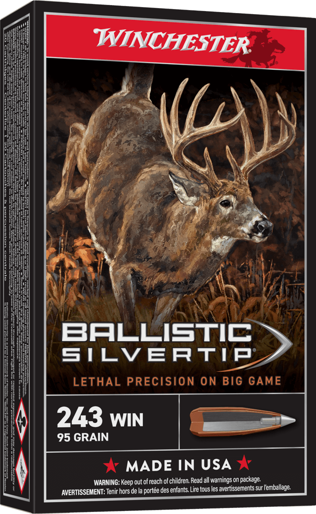 Winchester Ballistic Silvertip .243 Win 95gr - 20 Rounds