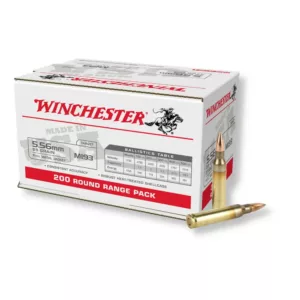 WINCHESTER LC USA 5.56 M193 55GR FMJ 200RD BOX 800RD CASE - FAST SHIPPING-NO CREDIT CARD FEES
