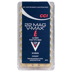 22 .22 WMR 30gr V-MAX – 50 Rounds