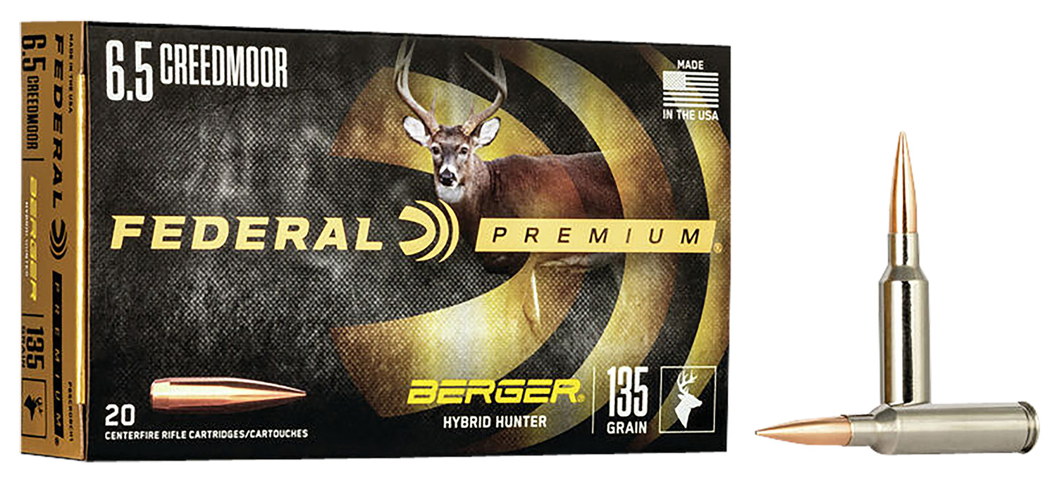 Federal Ammunition 6.5 Creedmoor 135gr – 20rd