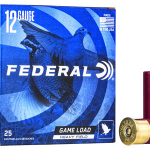 Federal H1234 Game-Shok Heavy Field 12Gauge 2.75" 1 1/8oz 4Shot 25 Per Box/10 Case - FAST SHIPPING-NO CREDIT CARD FEES